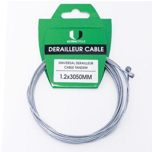 ULTRACYCLE Shifter Derailleur Cable Mountain / Road Galvanized 2300Mm-Pit Crew Cycles
