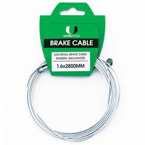 ULTRACYCLE Tandem Bike Brake Cable Galvanized Mountain / Road 2800Mm-Pit Crew Cycles