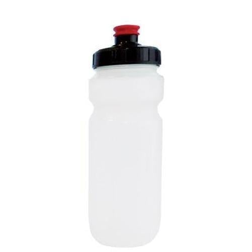 ULTRACYCLE Water Bike Bottle Clear W/ Black Cap 20 Oz-Pit Crew Cycles