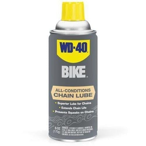 WD40 Bike All Conditions Aerosol Lubricant 390234 6 Oz-Pit Crew Cycles