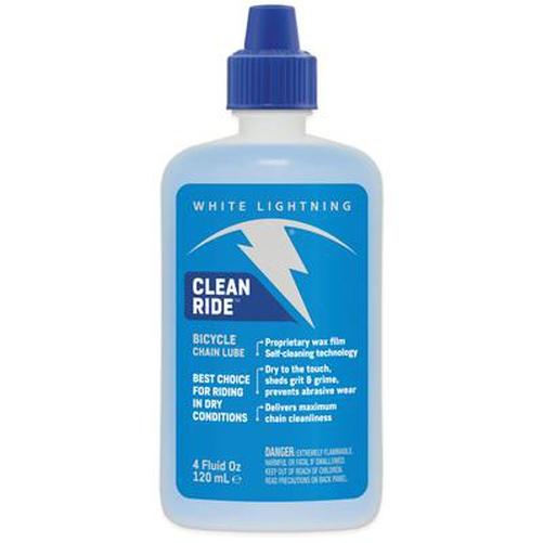 WHITE Lightning Clean Ride Self Cleaning Lube 4Oz 4Oz-Pit Crew Cycles