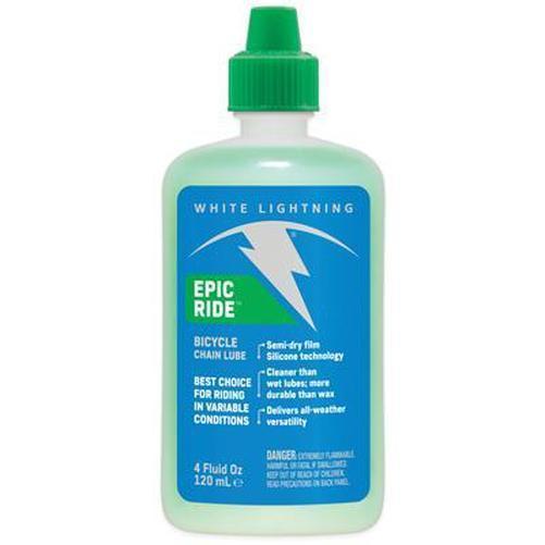 WHITE Lightning Epic Ride E50080102 Drip Lube 8 Oz-Pit Crew Cycles