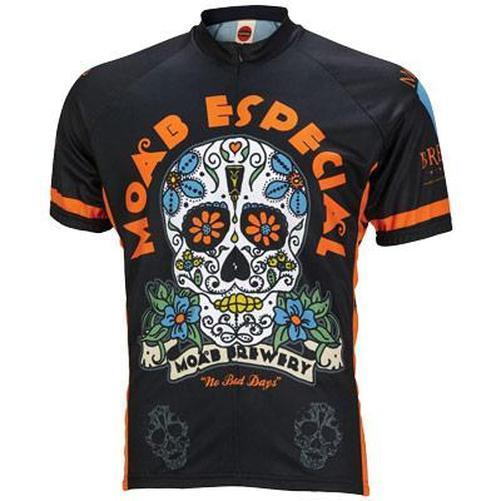 WORLD Jersey Moab Brewery Especial Mens Cycling Jersey Black Large - Large / Black-Pit Crew Cycles