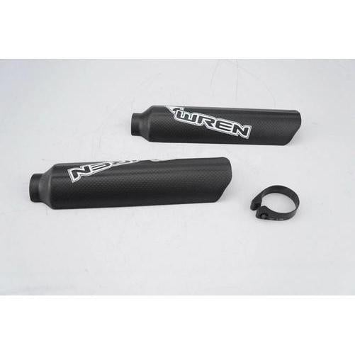 WREN Sports Inverted Suspension Fork Carbon Bashguard Covers-Pit Crew Cycles